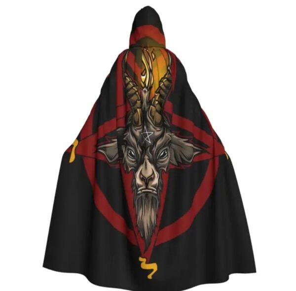 Capa De Baphomet con Capucha - Imagen 6