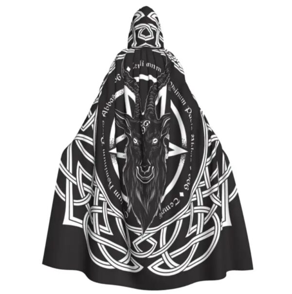 Capa De Baphomet con Capucha - Imagen 2