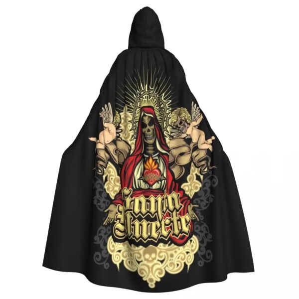 Capa de Santa Muerte con Capucha